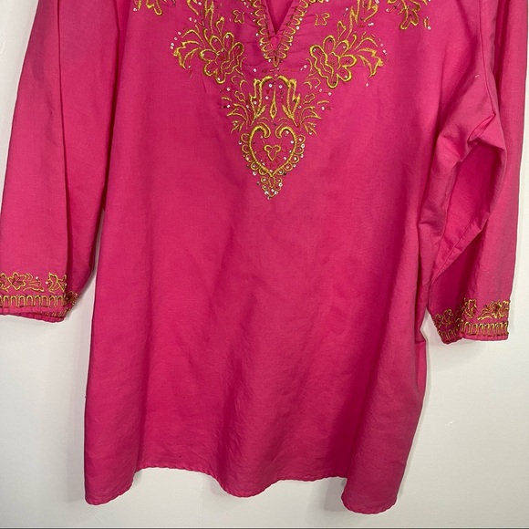Pink Jaclyn Smith Blouse - Picture 3 of 8